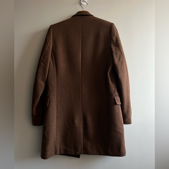 H&M Double-Breasted Wool-Blend Coat - Picture 2 of 3